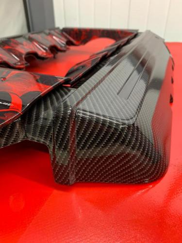 Unique Hydro Dipped Mustang Engine Bay Cover